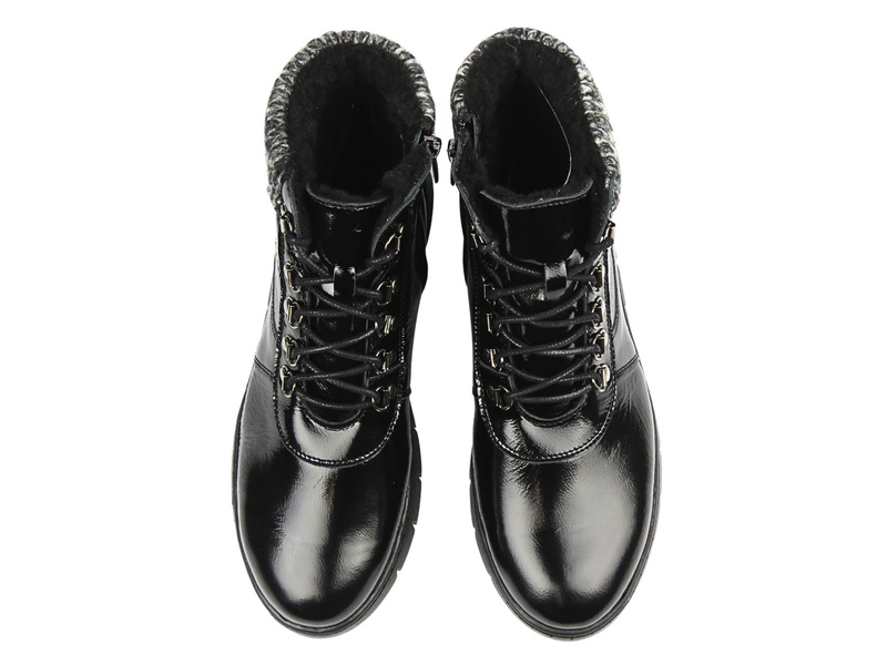 Wygodne botki damskie HELIOS 782, czarne 2