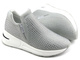 Buty damskie sportowe wsuwane - INBLU IN000284 GHIACCO, srebrne