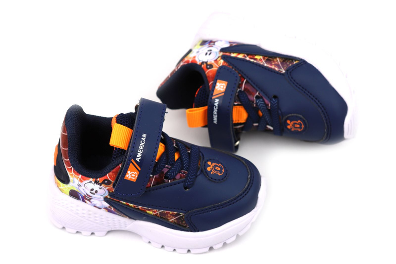 Buty dziecięce sportowe - American Club BD 07/21, granatowe