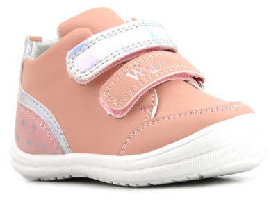 Trzewiki, półbuty dziecięce za kostkę - Wojtyłko 22002, różowe