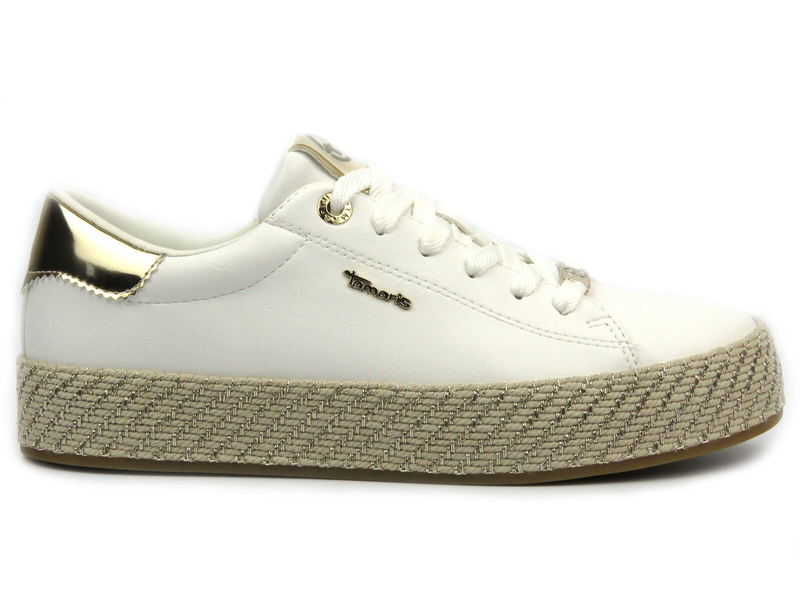 Sneakersy damskie - TAMARIS 1-23713-42, białe