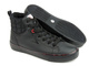 Ocieplane trampki męskie za kostkę - CROSS JEANS KK1R4054C, czarne