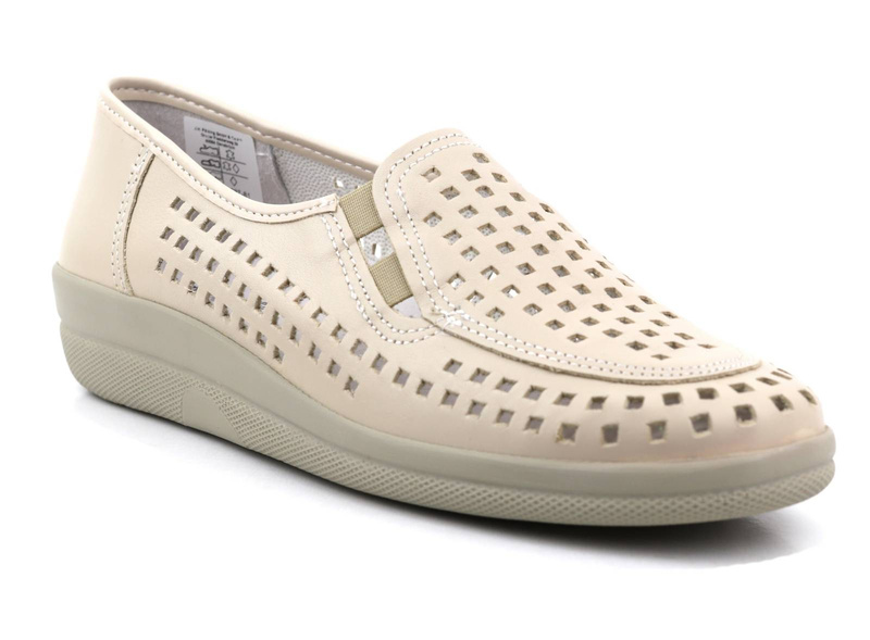Wygodne półbuty damskie ażurowe - COMFORTABEL 941637-81
