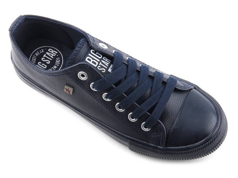 Trampki damskie, buty sportowe Big Star V274870, granatowe