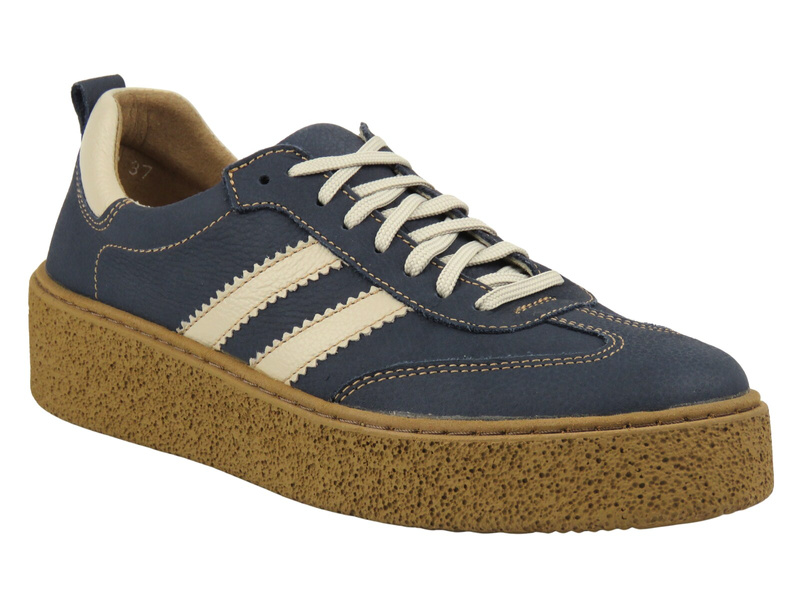 Skórzane półbuty damskie Nika Komfort 1503, bordowe