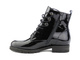 Lakierowane botki damskie polskiej marki Badura 8202, czarne