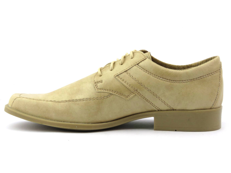 Półbuty męskie młodzieżowe marki Mido Noster 550, beżowe