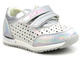 Sneakersy dziecięce z wycięciami w cholewce - WEESTEP R817633315, srebrne