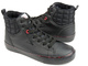 Ocieplane trampki męskie za kostkę - CROSS JEANS KK1R4054C, czarne