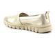 Skórzane półbuty, buty damskie wsuwane - HELIOS Komfort 405, złote