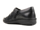 Wygodne półbuty damskie z wyjmowaną wkładką - AXEL KOSELA 1746/9746, czarne