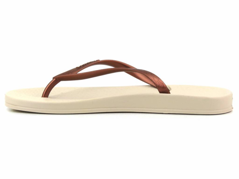 Japonki damskie sportowe Ipanema 81030, beżowe z miedzią