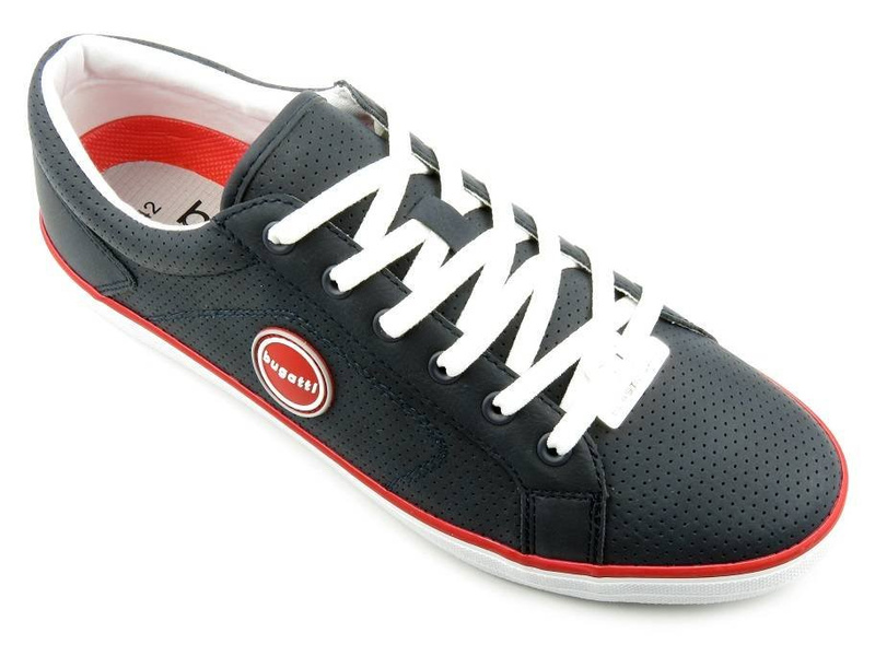 Trampki, buty męskie sportowe BUGATTI 321-50211-5000, granatowe