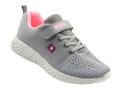 Buty dziecięce sportowe, adidasy  NEWS 22DZ23-4843, szare