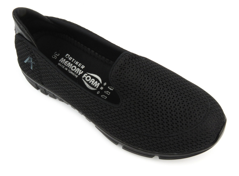 Sportowe półbuty damskie - Artiker 540C1183, grafitowe