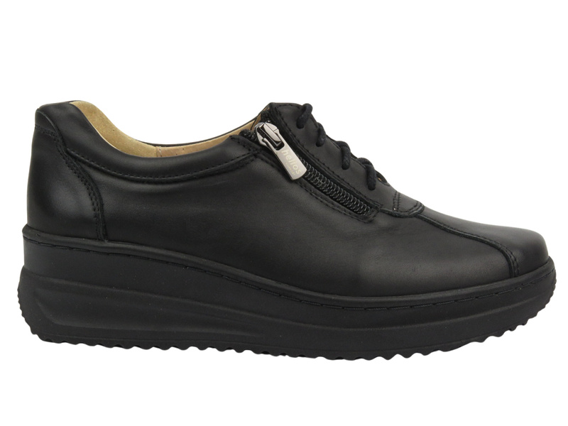 Sneakersy damskie Helios 377-2S, czarne
