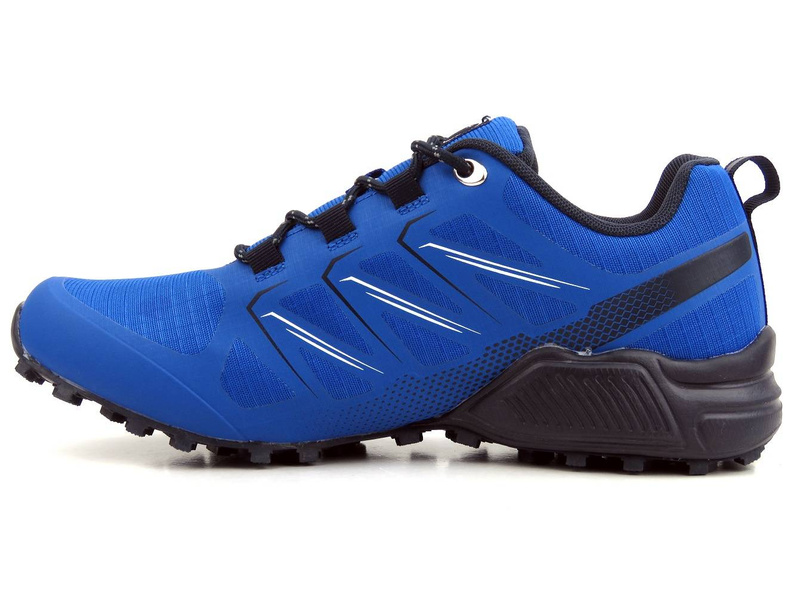 Buty męskie sportowe, adidasy dla biegaczy - DK Speed Grip VB16763, niebieskie