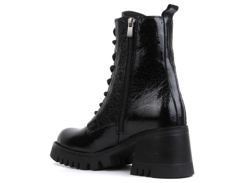 Botki, trapery damskie - VENEZIA 0010LP3R, czarne