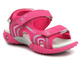 Sandały dziecięce ze skórzaną wkładką - AMERICAN CLUB HL 05/21, fuksjowe