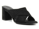 Klapki damskie na słupku - Marco Tozzi 27220, czarne