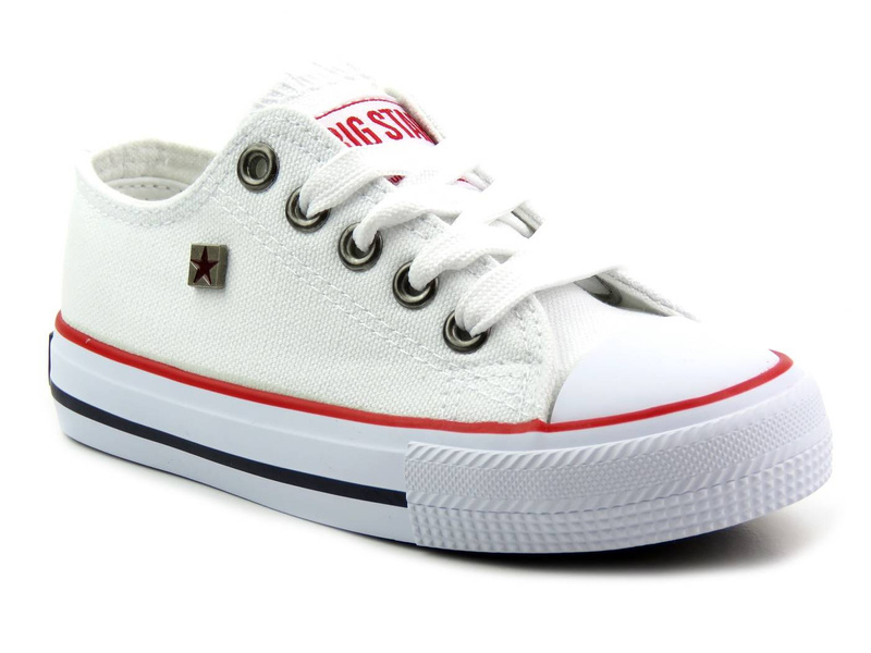 Trampki, buty sportowe dziecięce BIG STAR FF374200 101, białe