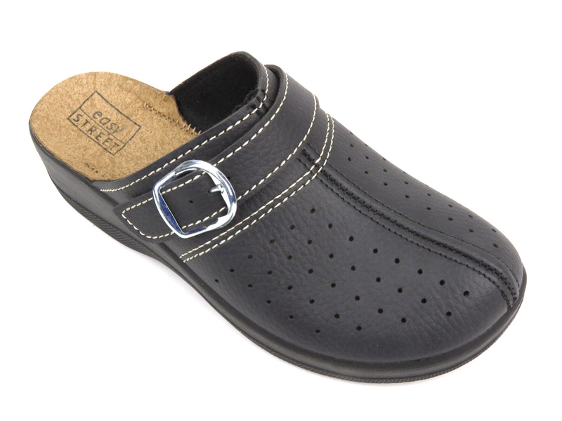 Klapki damskie medyczne- INBLU Easy Street 1610005, czarne