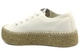 Trampki damskie z plecioną podeszwą- LEE COOPER LCW-24-44-2410L, białe