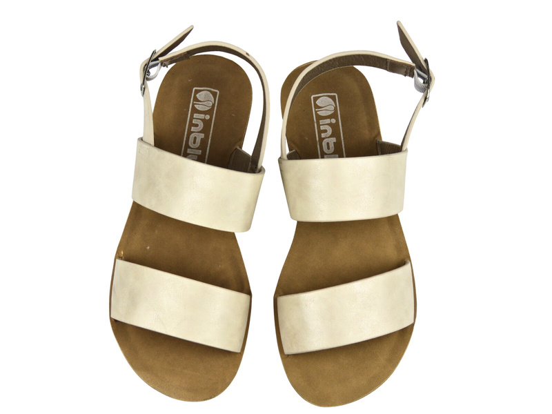 Wygodne sandały damskie Inblu BA-DSO, białe