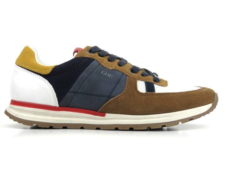 Sportowe buty męskie, adidasy GOE JJ1N4001, brązowe