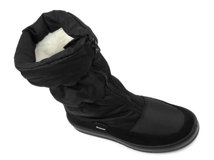 Ciepłe śniegowce damskie z membraną czerń Manitu 990219-01