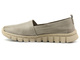 Skórzane półbuty, mokasyny damskie na wiosnę i lato - HELIOS Komfort 405, szare
