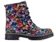Trapery, botki damskie w kolorowe kwiaty - MACIEJKA 01609-50