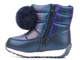 Śniegowce dziecięce z pomponem - WOJTYŁKO 23032, granatowe