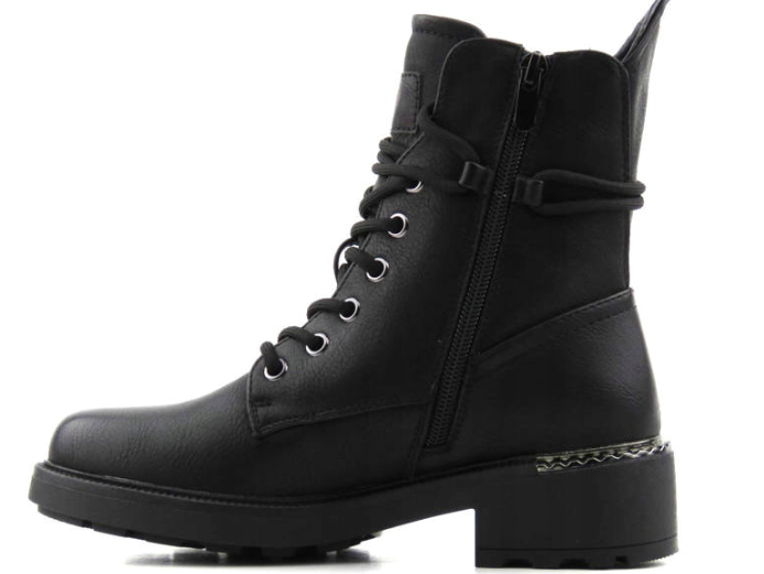 Ocieplane trapery, botki damskie - EVENTO 21BT35-4226, czarne