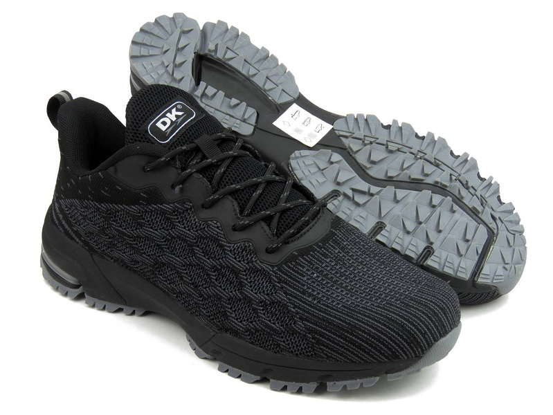Lekkie sneakersy męskie, adidasy DK VB16759, czarne