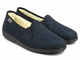Cieplutkie kapcie męskie z kożuchem - Befado Dr Orto 013M319, granatowe