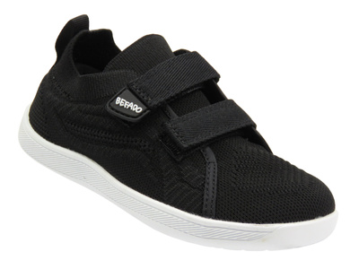 Barefoot, trampki, kapcie dziecięce na rzepy - BEFADO 003Y014, czarne