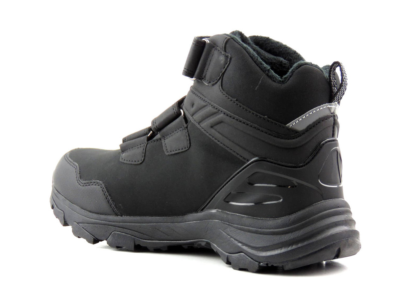 Ocieplane trekkingi męskie - AMERICAN CLUB Softshell HL70/23, czarne