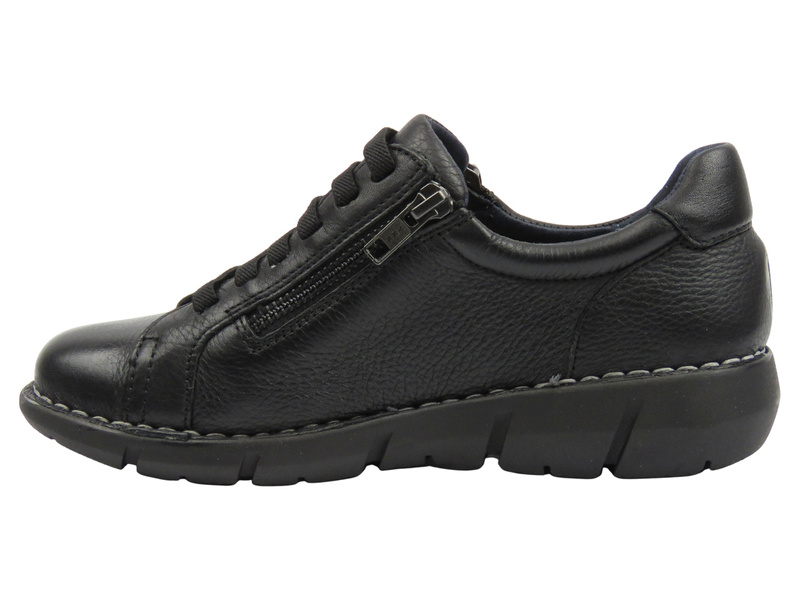 Sneakersy damskie, półbuty czarne Maciejka P7238-01/00-1