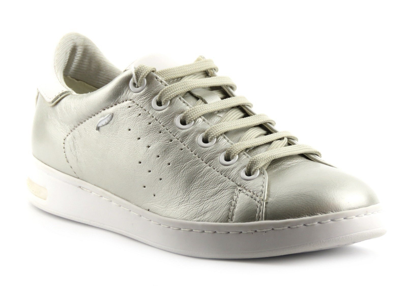 Platynowe sneakersy damskie GEOX Jaysen D621BA