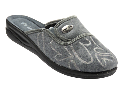 Wygodne kapcie damskie INBLU CF-3F, szare