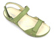 Sportowe sandały damskie na trzy rzepy - HELIOS Komfort 205, zielone 2