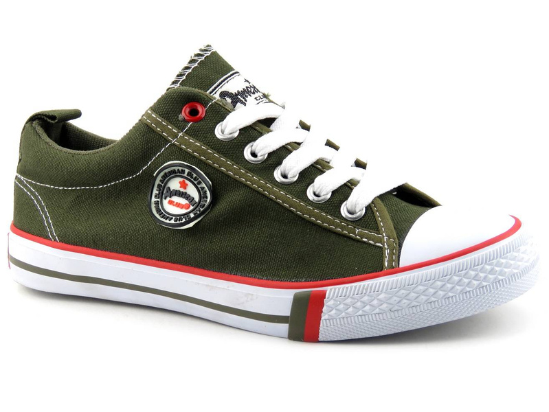 Trampki damskie AMERICAN CLUB LH-400, zielone