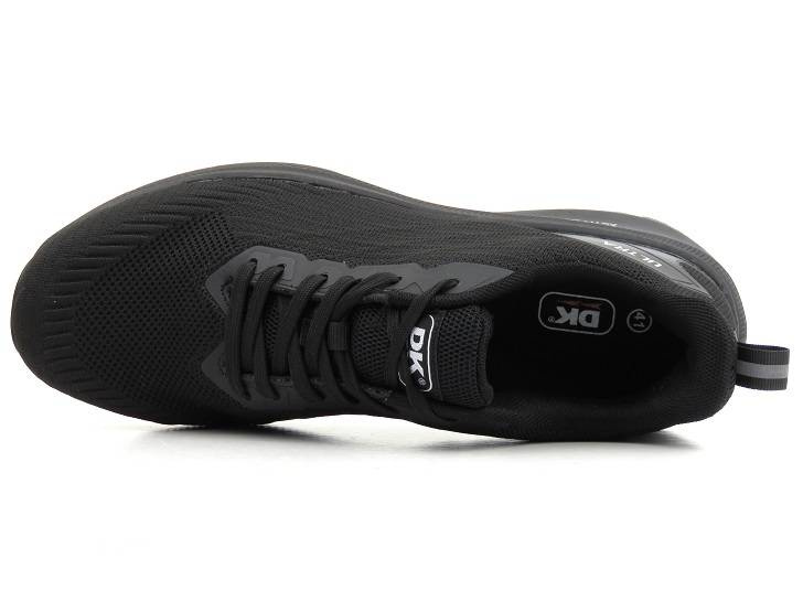 Lekkie sneakersy męskie, adidasy DK Activ Run VB16772, czarne