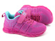 Sportowe buty dziecięce z systemem LED - AMERICAN CLUB ES131/23, różowe