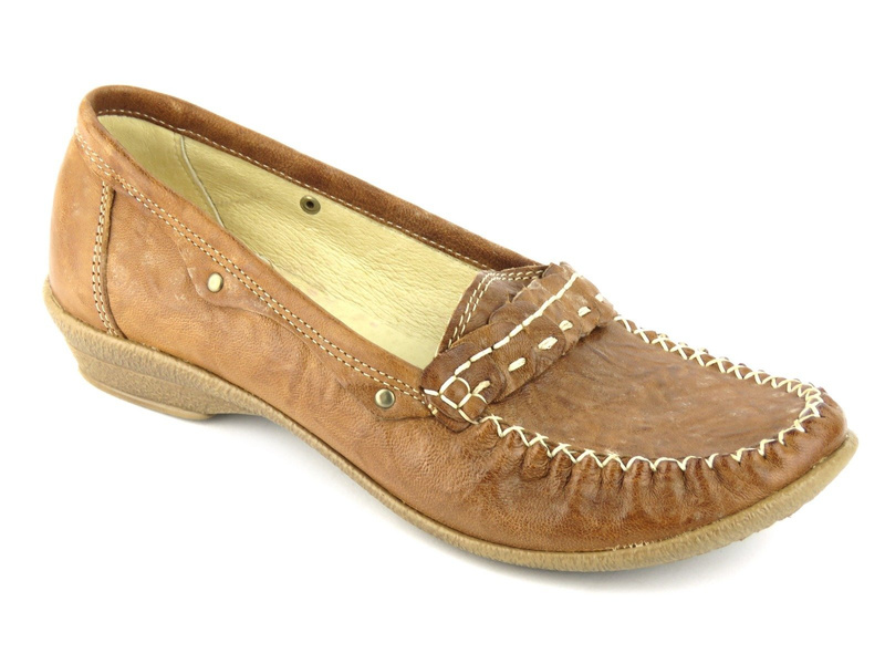 Skórzane mokasyny damskie HELIOS 650