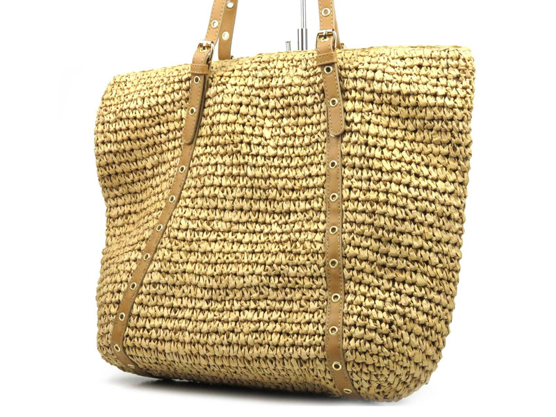 Torebka damska pleciona- BIG STAR JJ574095, brązowa