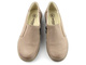 Wygodne półbuty damskie z miękkiej skóry HELIOS Komfort 320, beżowe