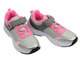 Buty Sportowe Młodzieżowe - Befado 516Q254 Szaro-różowe Na Rzep