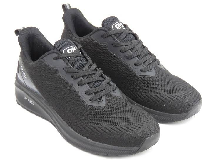 Lekkie sneakersy męskie, adidasy DK Activ Run VB16772, czarne